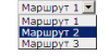  Форма выбора маршрута